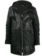Stone Island Shadow Project Hooded Zipped Coat - Black