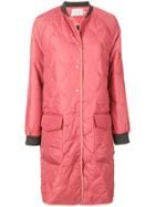 Neul Quilted Coat - Pink & Purple