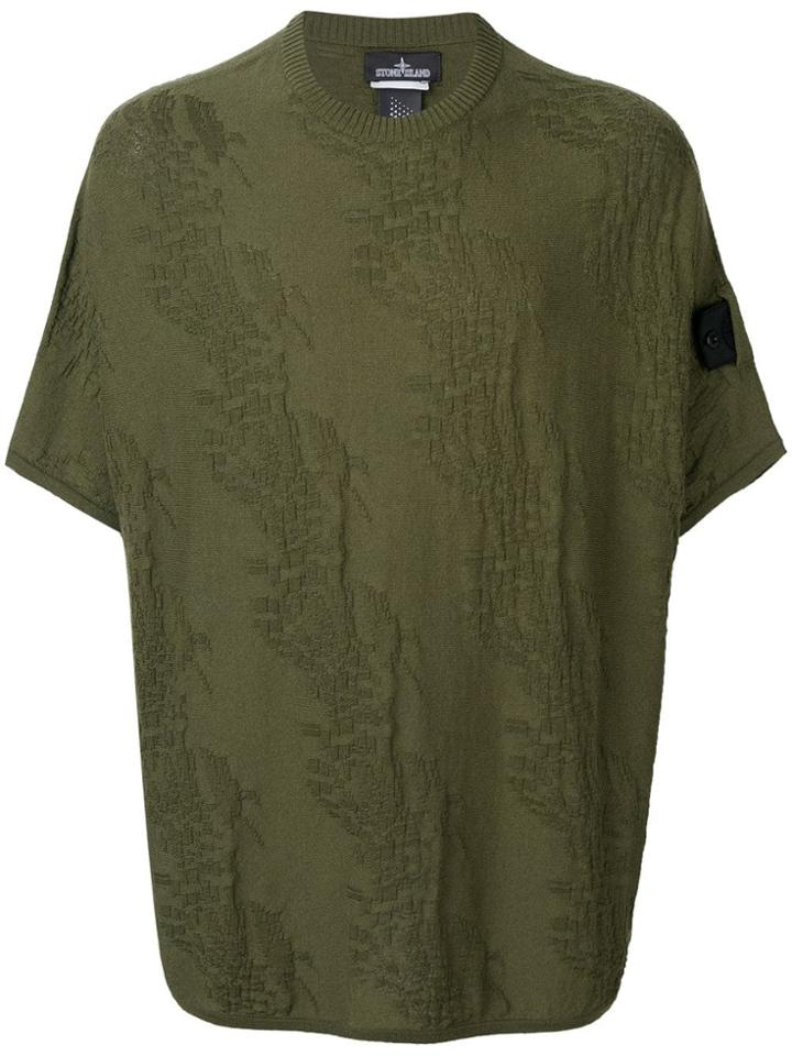 Stone Island Shadow Project Textured T-shirt - Green