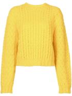 R13 Chunky Knit Sweater - Yellow & Orange