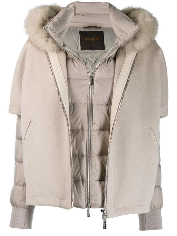 Moorer Double Layered Jacket - Neutrals