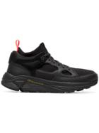Brand Black Black Aura Leather Sneakers