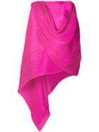 Pleats Please By Issey Miyake Pleated Asymmetric Jacket - Pink &