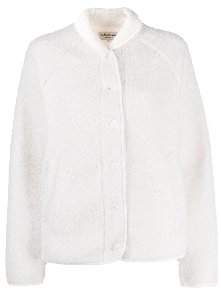 Ymc Faux-shearling Jacket - White