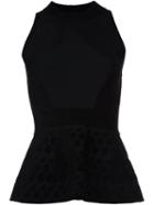 Roland Mouret Velvet Tank Top, Women's, Size: Xs, Black, Polyamide/polyester/spandex/elastane/viscose