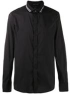 Emporio Armani Eagle Collar Shirt - Black