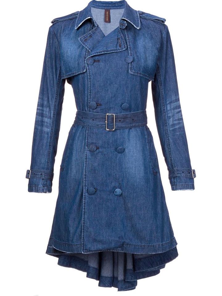 Mihara Yasuhiro Denim Trench Coat