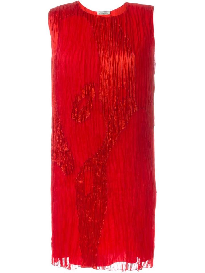Nina Ricci Organza Pleated Dress