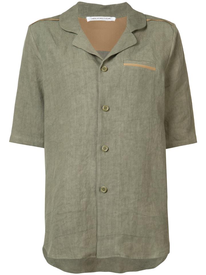 Cherevichkiotvichki Loose Fit Shirt - Green
