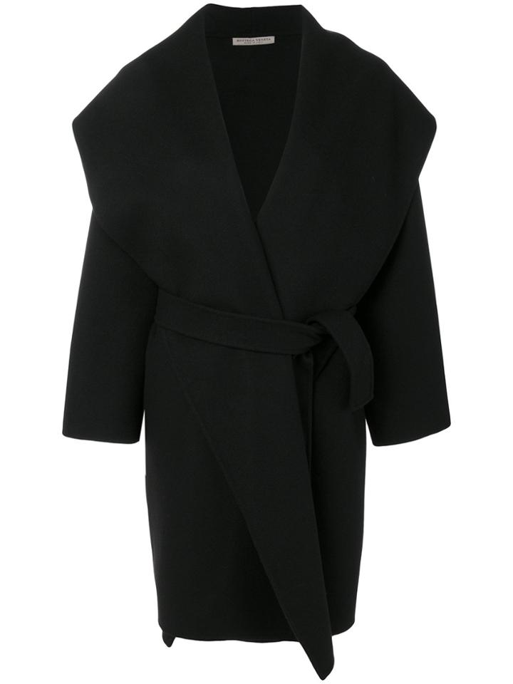 Bottega Veneta Belted Coat - Black