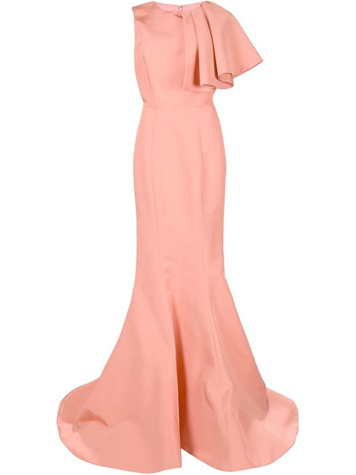 Christian Siriano Trumpet Evening Gown