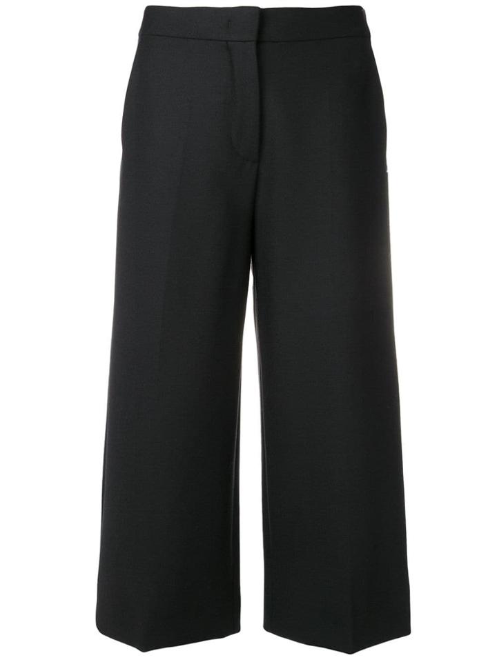 Max Mara Studio Wide-leg Culottes - Black