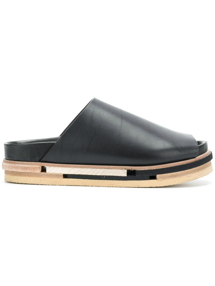 Rick Owens Block Heel Sandals - Black