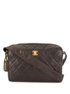 Chanel Pre-owned Quilted Shoulder Bag - Brown