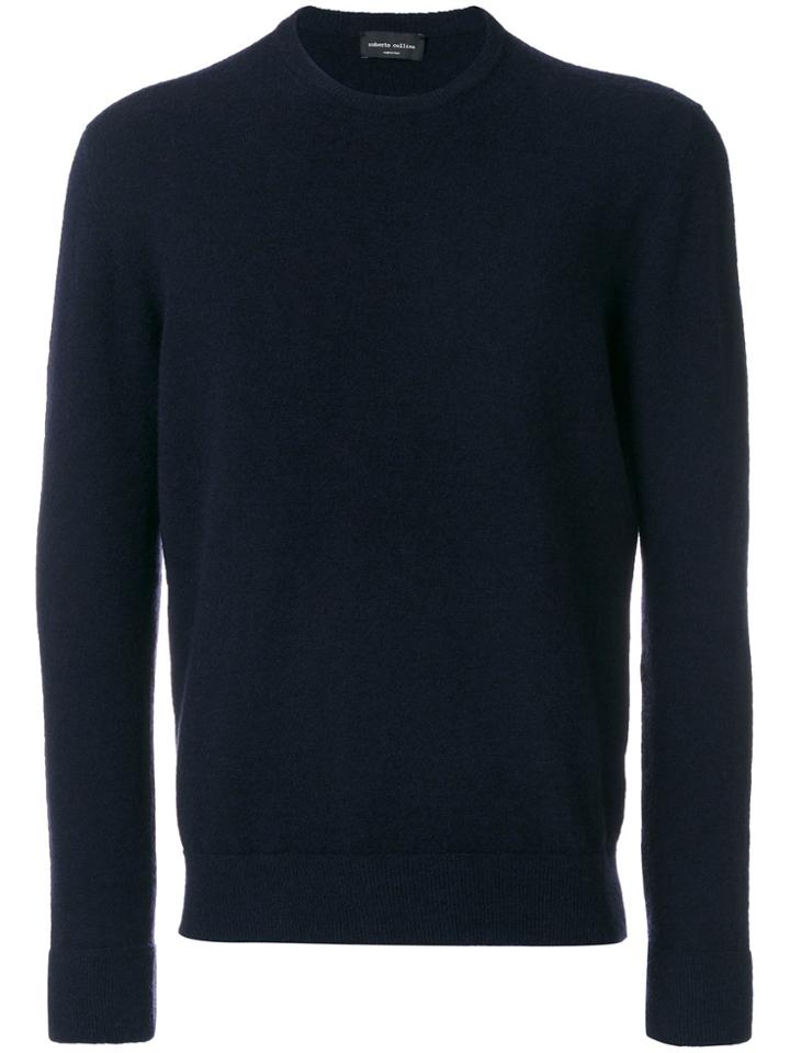 Roberto Collina Crew Neck Sweater - Blue