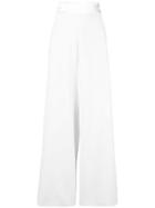 Christian Siriano Wide-leg Trousers - White