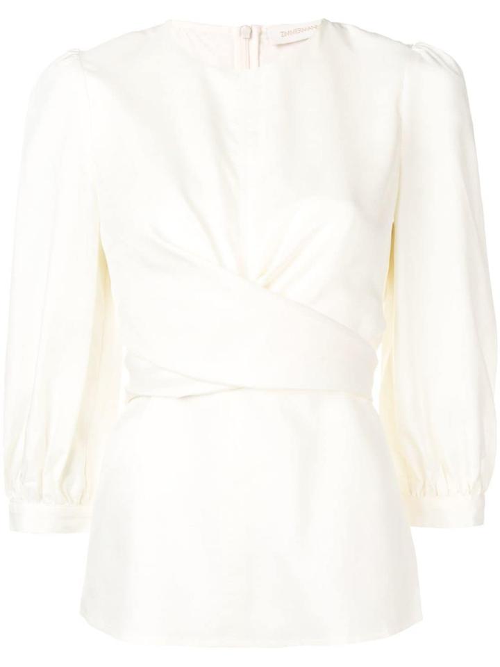 Zimmermann Moncur Empire Blouse - White