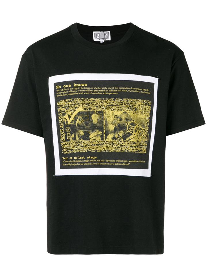 Cav Empt No One Knows Panel T-shirt - Black