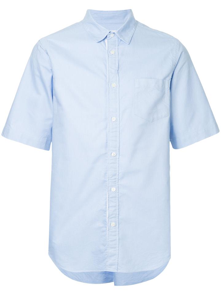 Sacai Short Sleeved Shirt - Blue