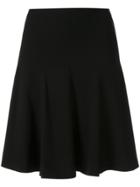 Paule Ka Flared Mini Skirt - Black