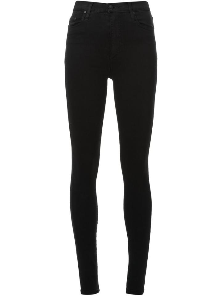 Nobody Denim Siren Skinny Jeans, Women's, Size: 23, Black, Cotton/polyester/spandex/elastane