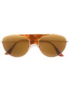 Retrosuperfuture 'lèon Thompson' Sunglasses, Adult Unisex, Brown, Metal (other)