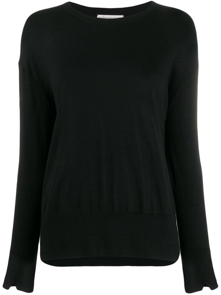 Stefano Mortari Loose-fit Knit Jumper - Black