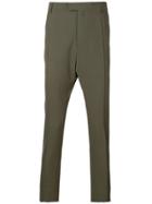 Les Hommes Drop-crotch Trousers - Green