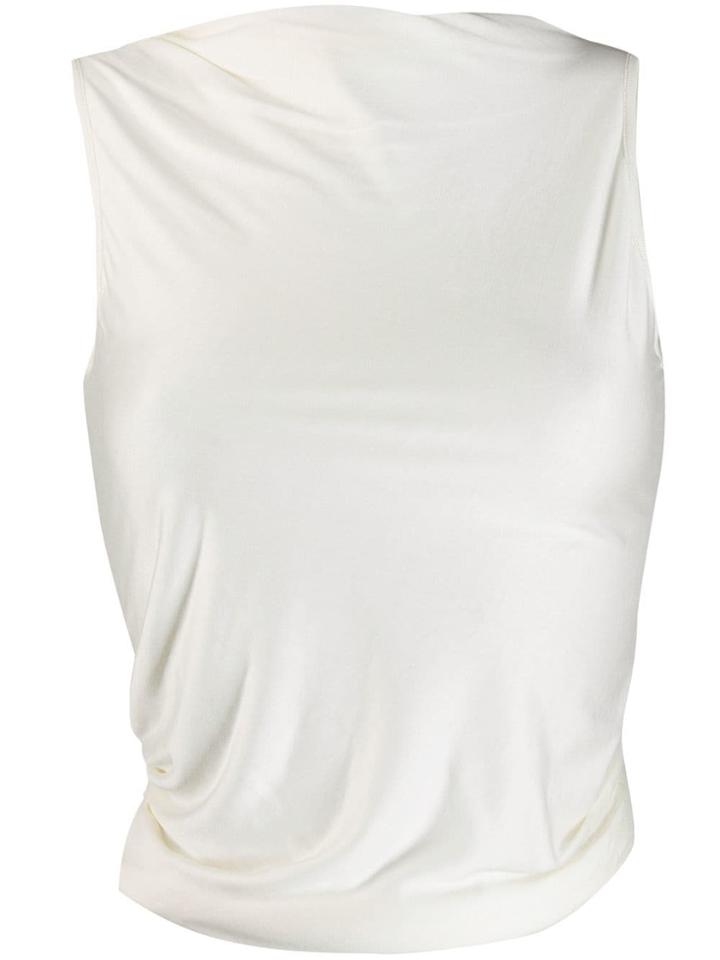 Rick Owens Lilies Sleeveless Open Back Top - White