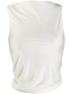 Rick Owens Lilies Sleeveless Open Back Top - White