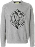 Versace Jeans Logo Print Sweatshirt - Grey