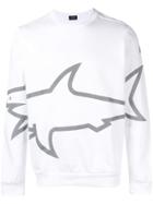 Paul & Shark Shark Logo Sweatshirt - White