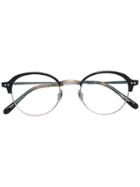 Yellows Plus Round Frame Glasses - Black