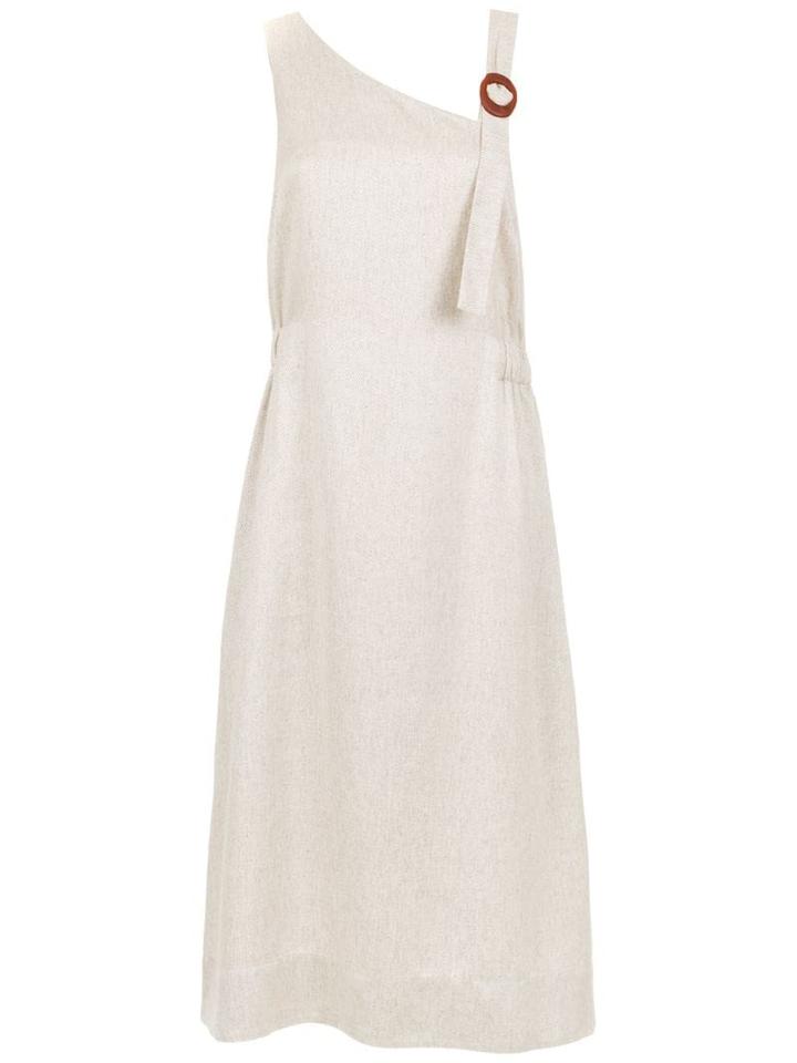 Alcaçuz Fe Striped Dress - Neutrals