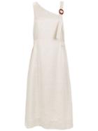 Alcaçuz Fe Striped Dress - Neutrals