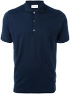 John Smedley 'lydgate' Polo Shirt, Men's, Size: Large, Blue, Merino