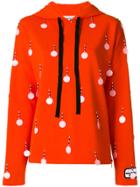 Au Jour Le Jour Sequin Embellished Hoodie - Yellow & Orange