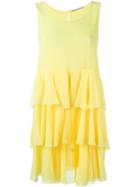 Ermanno Scervino Ruffle Dress, Women's, Size: 40, Yellow/orange, Silk
