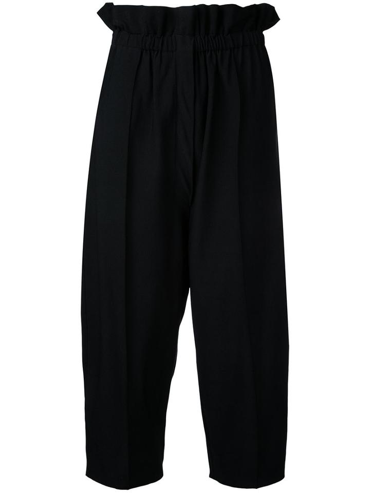 Boboutic - Cropped Trousers - Women - Cotton/viscose - S, Black, Cotton/viscose