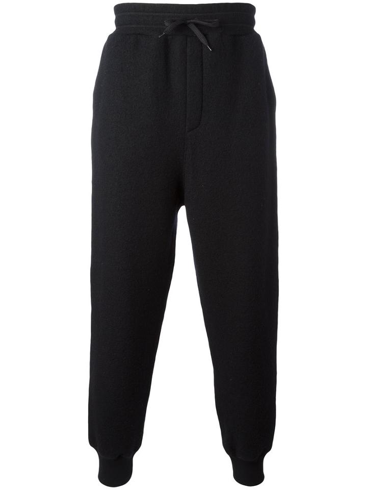 Ami Alexandre Mattiussi - Track Pant Trousers - Men - Wool - L, Black, Wool