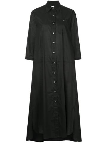 Julia Jentzsch Long Button Front Shirt Dress - Black