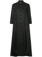 Julia Jentzsch Long Button Front Shirt Dress - Black