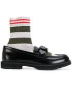 Fendi Loafer Sock Boots - Black