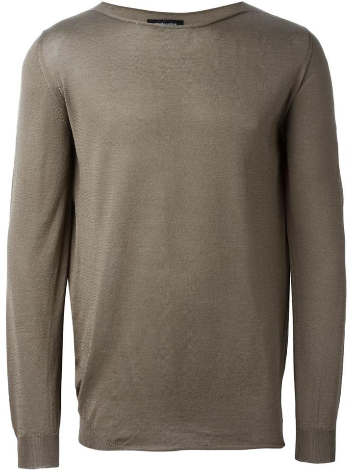 Roberto Collina Waist Detail Jumper