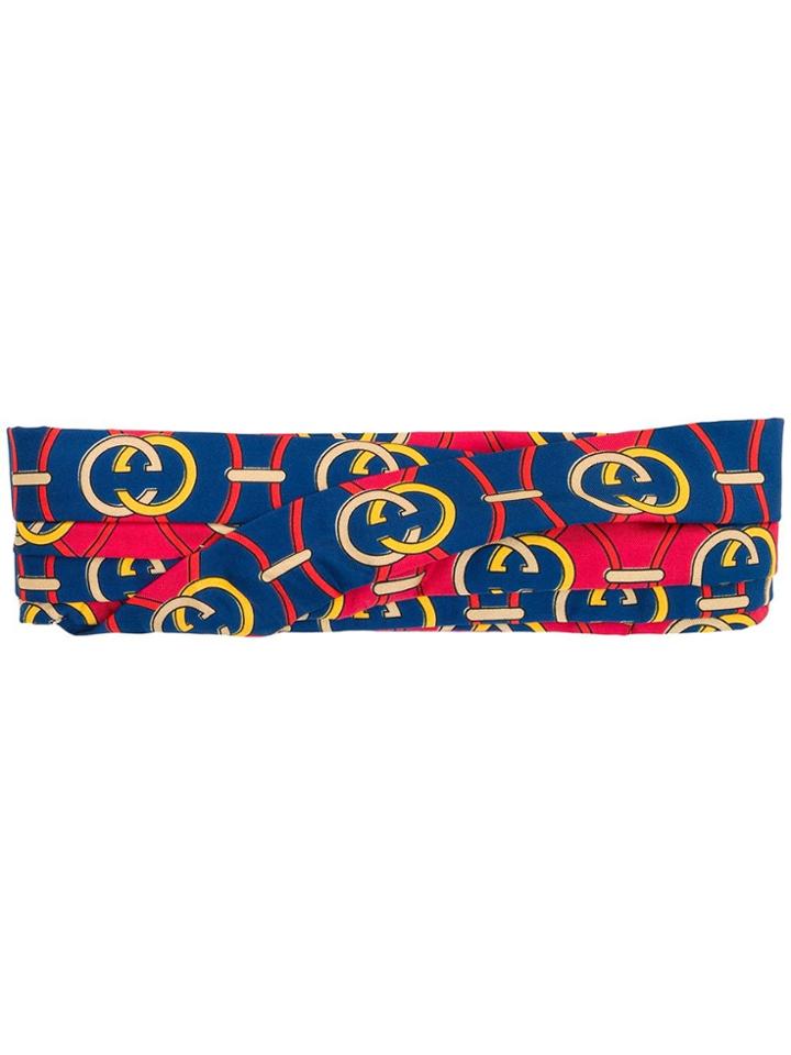 Gucci Interlocking G Hair Band - Red