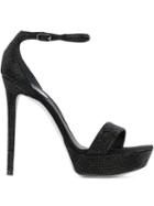 Rene Caovilla Rhinestone Platform Sandals