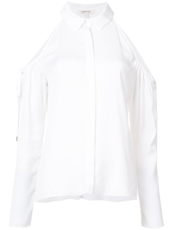Cushnie Et Ochs - Cold Shoulder Shirt - Women - Viscose - 6, White, Viscose