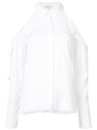 Cushnie Et Ochs - Cold Shoulder Shirt - Women - Viscose - 6, White, Viscose