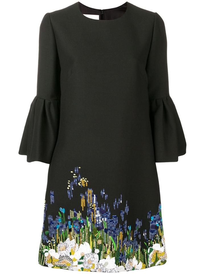 Valentino Sequinned Dress - Black