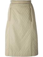 Céline Vintage Quilted Skirt - Nude & Neutrals